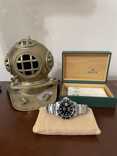 rolex diver helmet|RARE Authentic Rolex diving helmet display 1970s for.